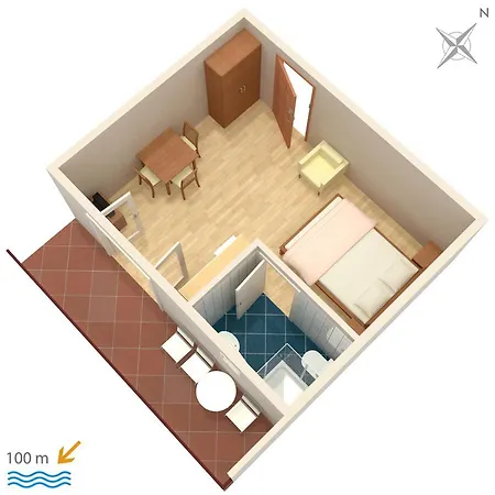 Lägenhet Studio 2821a